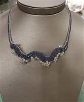 Collana Damiani Donna Margherita in Oro bianco Zaffiro 17.17 Ct 20008291 - 20008291